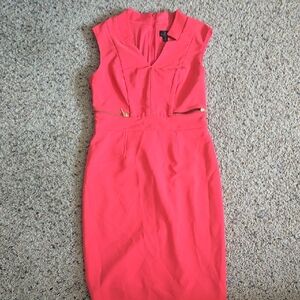 Worthington - Elegant Pink/coral Sleeveless Dress - Never Worn